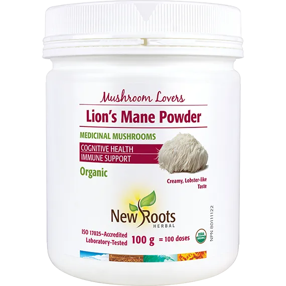 New Roots Lion's Mane Powder, 100g