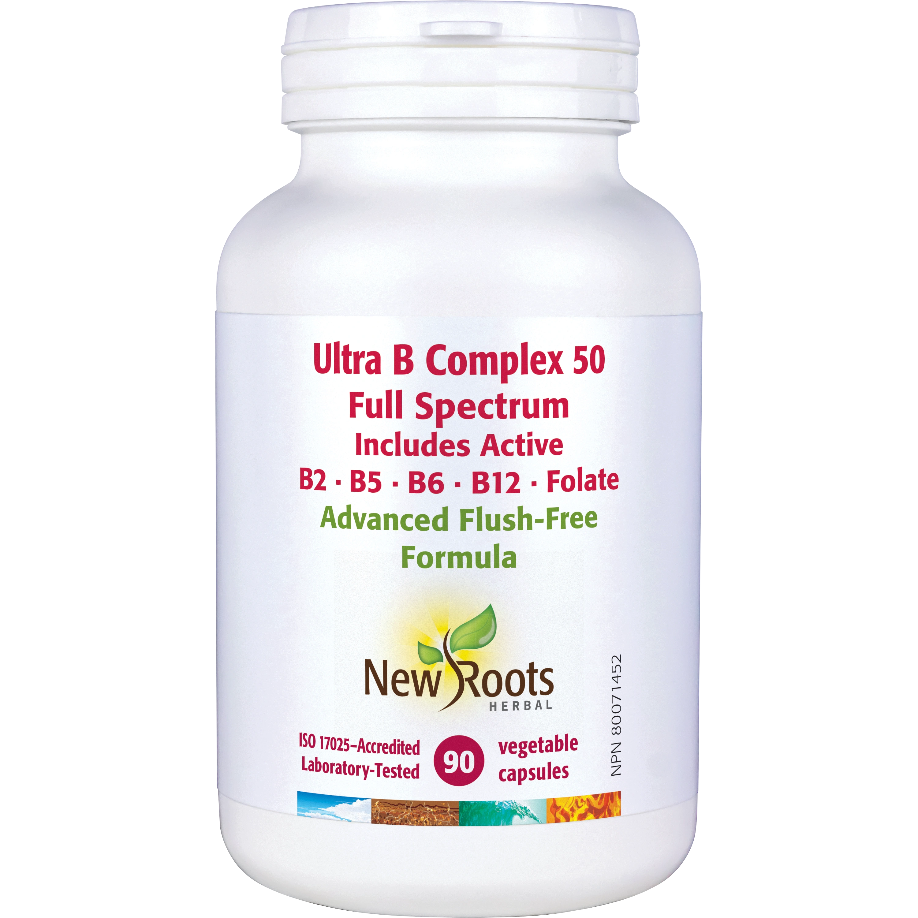 New Roots Ultra B Complex 50 Full Spectrum, Various Sizes