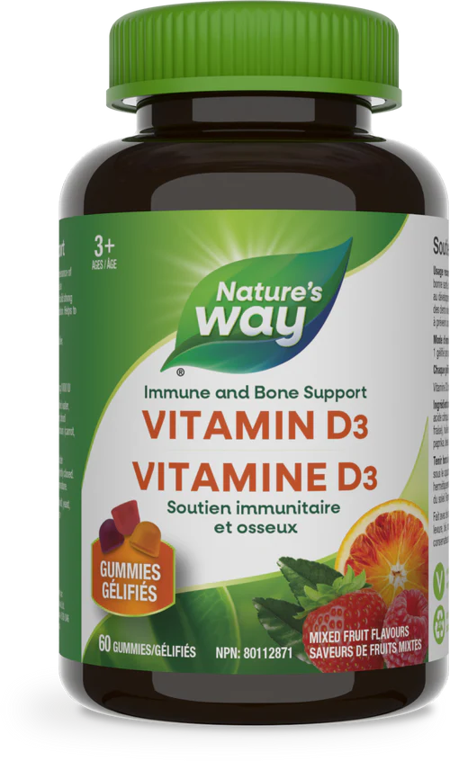 Nature's Way Vitamin D3 Gummies, 60 gummies