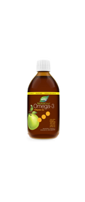 Nature's Way NutraSea Omega-3 + Vitamin D3 bottle on a white background