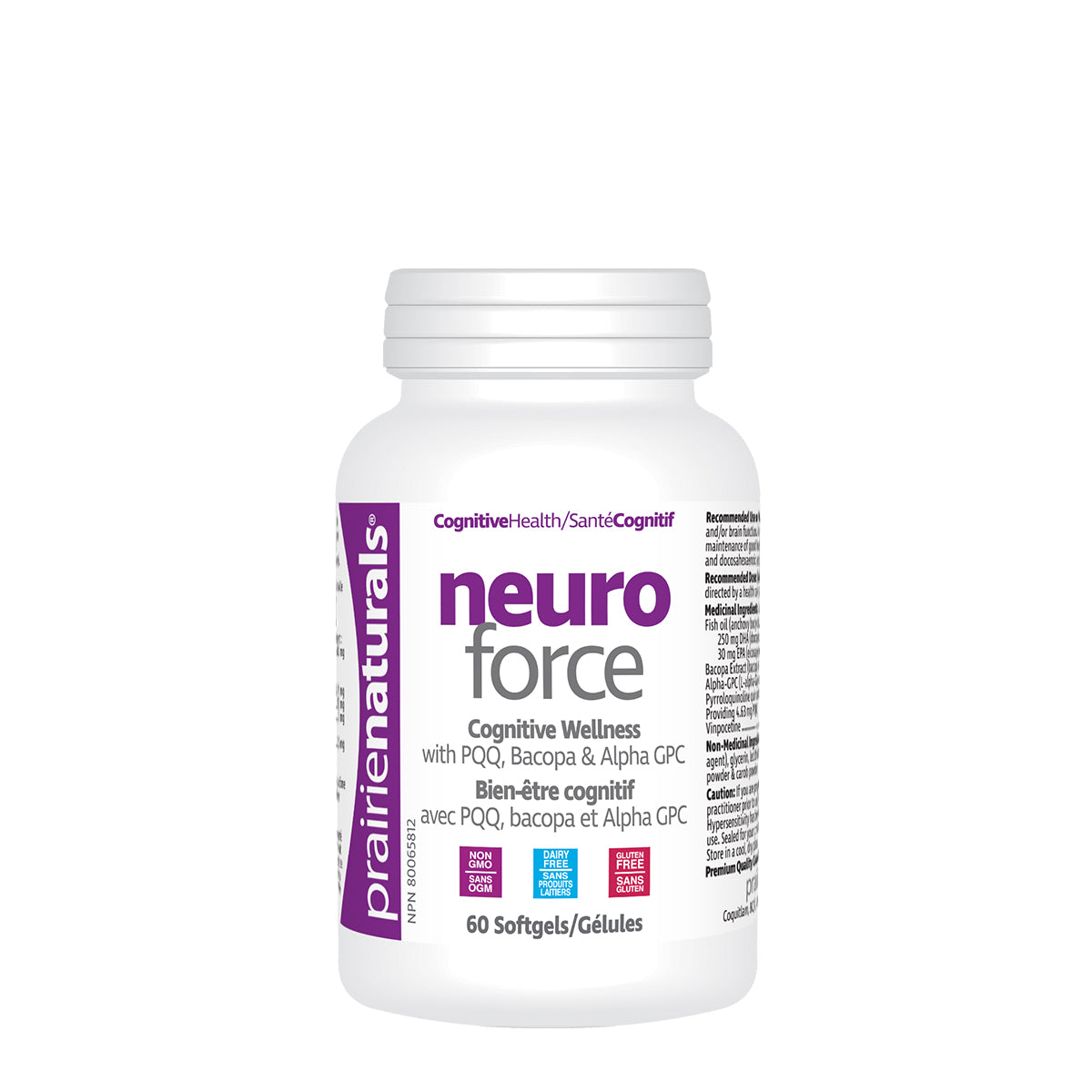 Prairie Naturals Neuro force, Various Sizes
