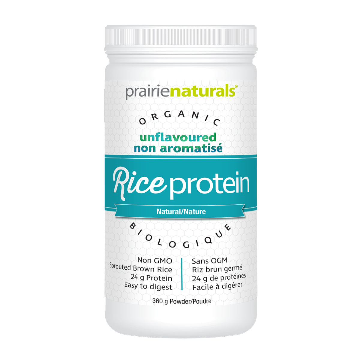 Prairie Naturals Organic Rice Protein Powder, 360g, Various Flavours