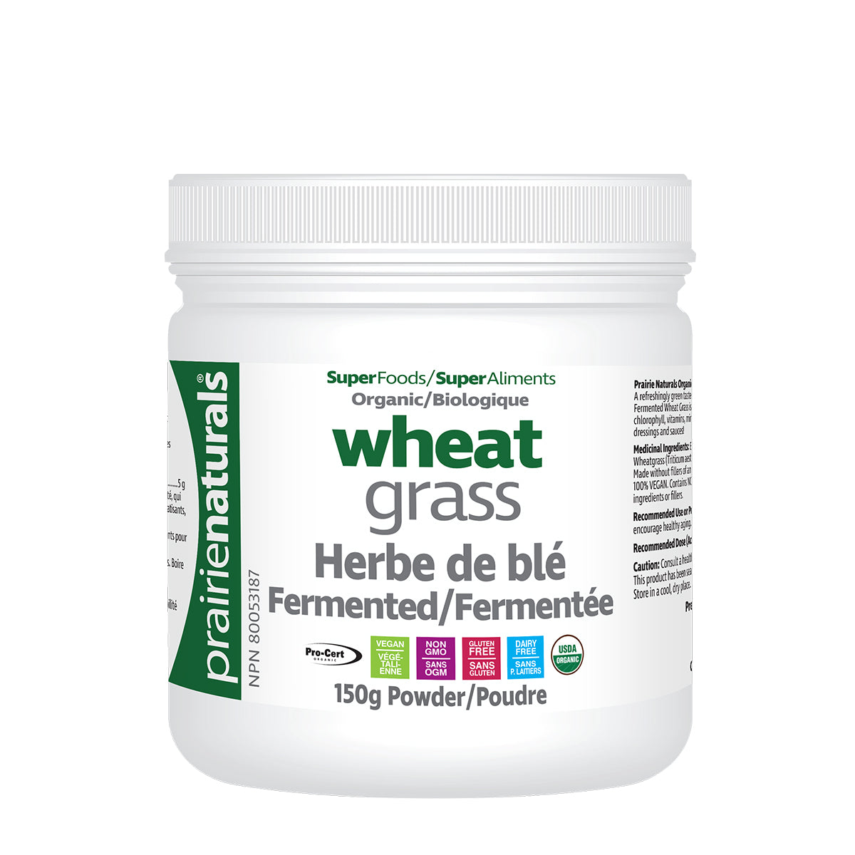 Prairie Naturals Organic Wheat Grass