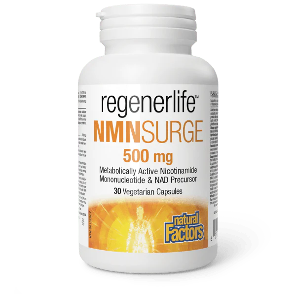 Natural Factors Regenerlife® NMN Surge, 500mg