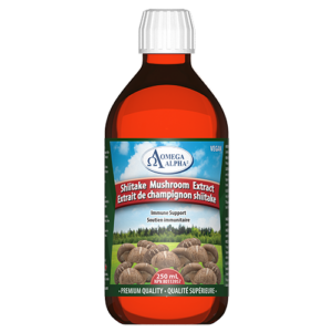 Omega Alpha Shitake Mushroom Extract, 250ml, Clearance