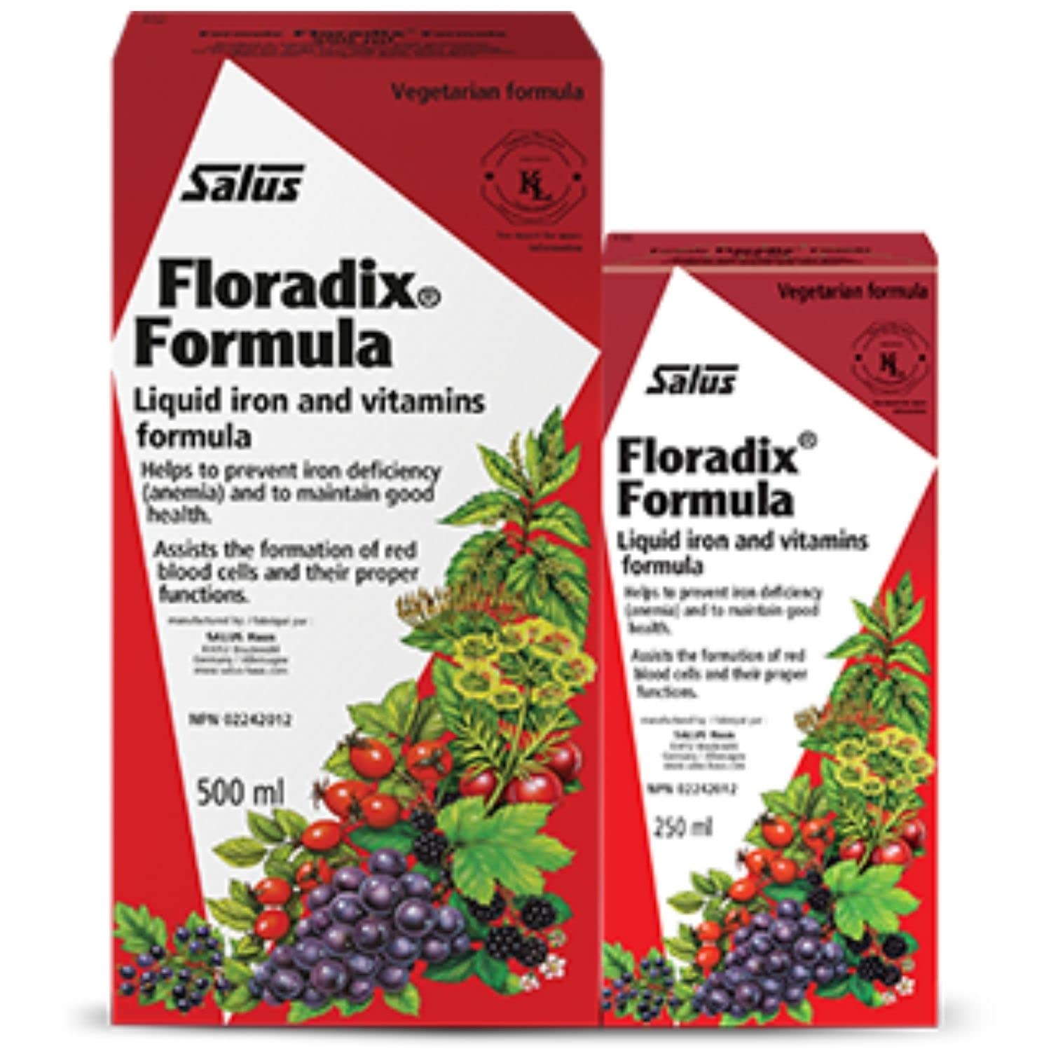 Salus Floradix Formula Liquid Iron and Vitamins Formula