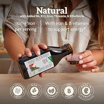 Salus Floradix Formula Liquid Iron and Vitamins Formula