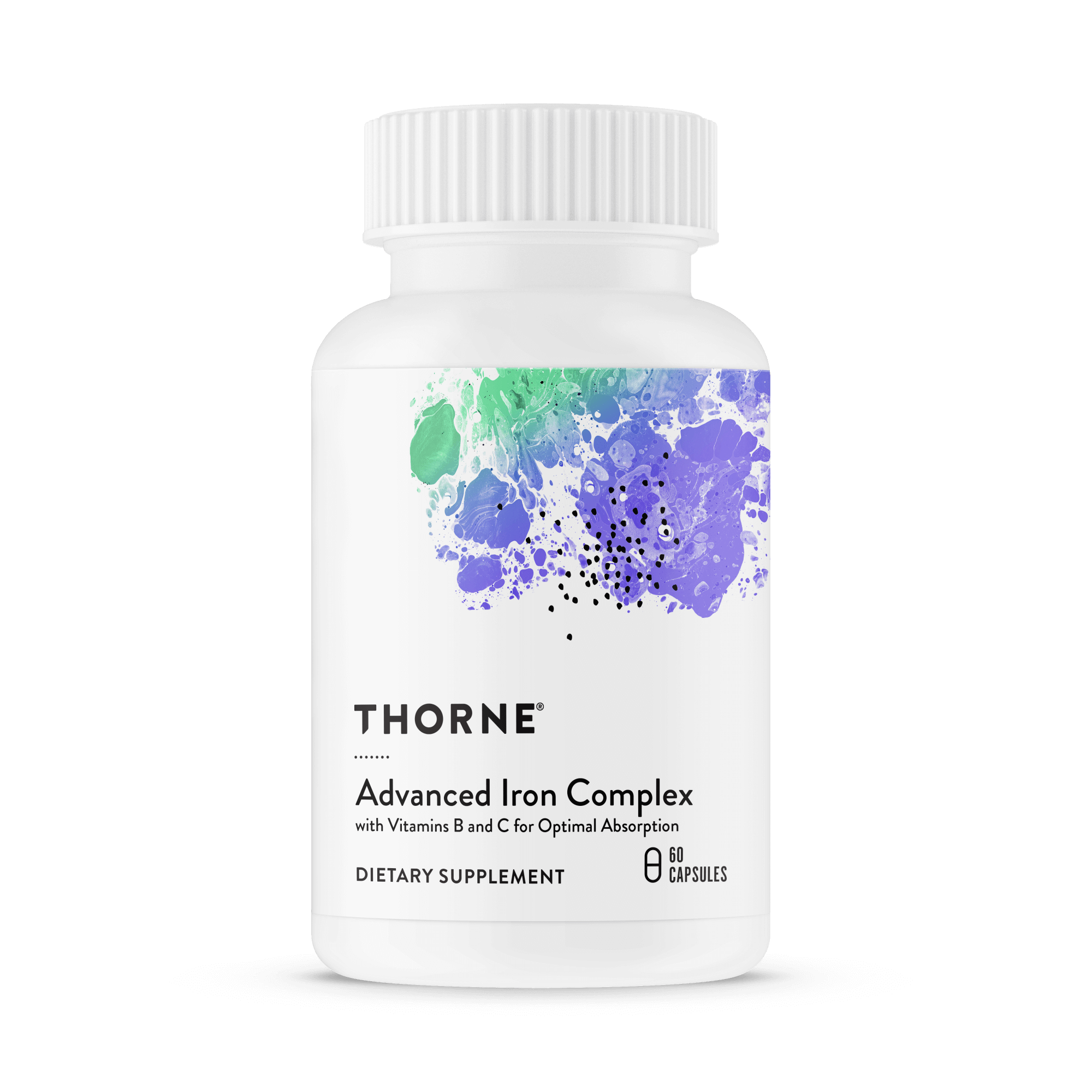 Thorne Advanced Iron Complex (Formerly Ferrasorb), 60 capsules
