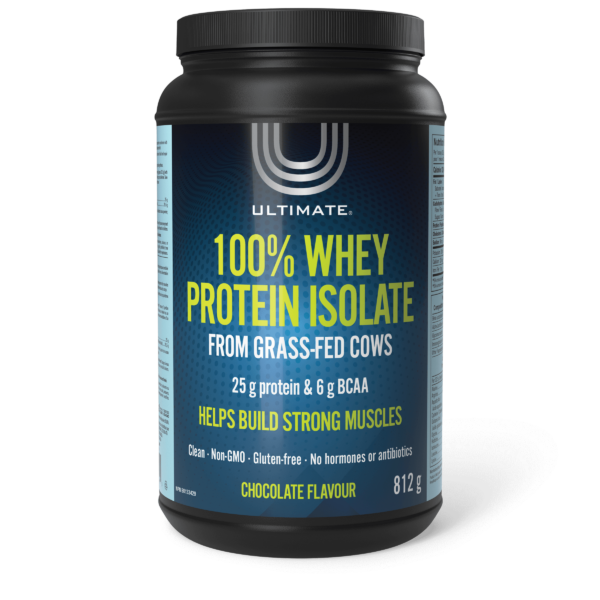 Ultimate 100% Whey Protein Isolate, Chocolate Flavour, 812g