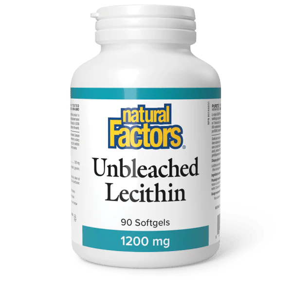 Natural Factors Unbleached Lecithin, 1200mg