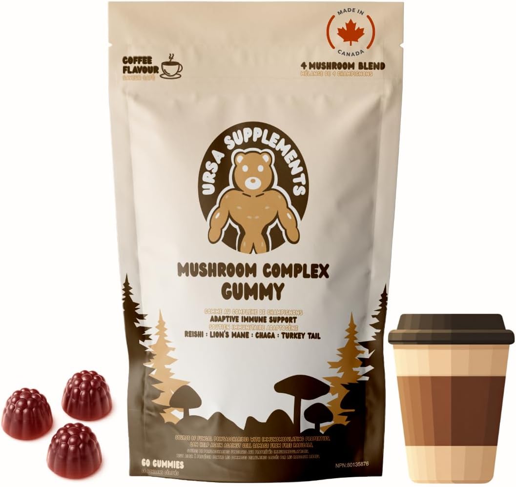 Ursa Supplements Mushroom Complex Gummy, Coffee Flavour