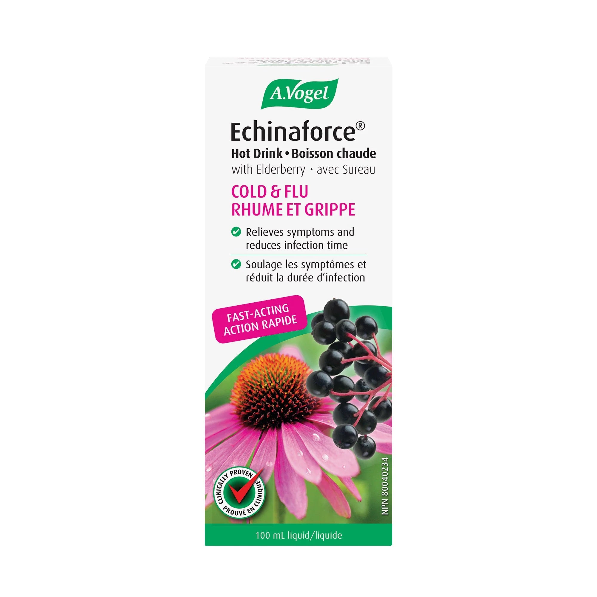 A.Vogel Echinaforce Hot Drink with Elderberry Cold & Flu