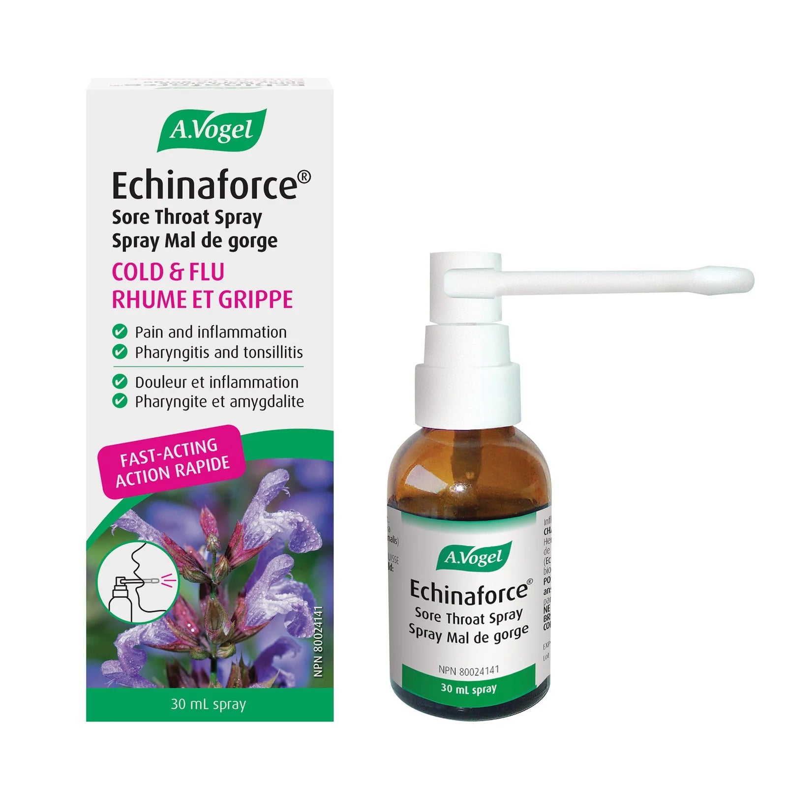 A.Vogel Echinaforce Sore Throat Spray Cold & Flu