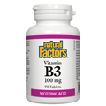 Natural Factors Vitamin B3 100mg, 90 tablets