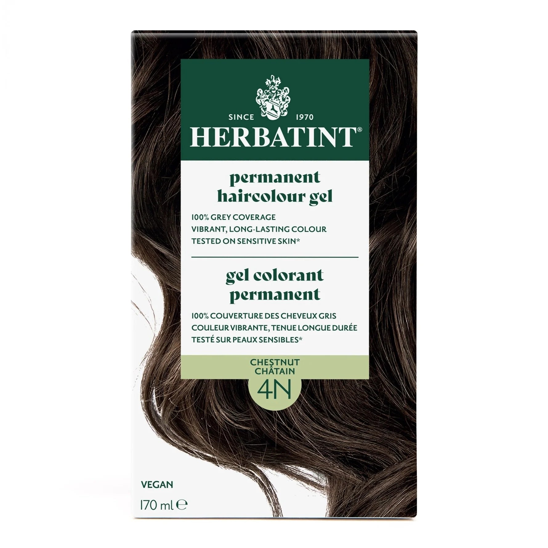 Herbatint Permanent Hair Colour Gel 4N Chestnut