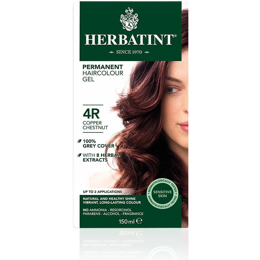 Herbatint Permanent Hair Colour Gel 4R Copper Chestnut