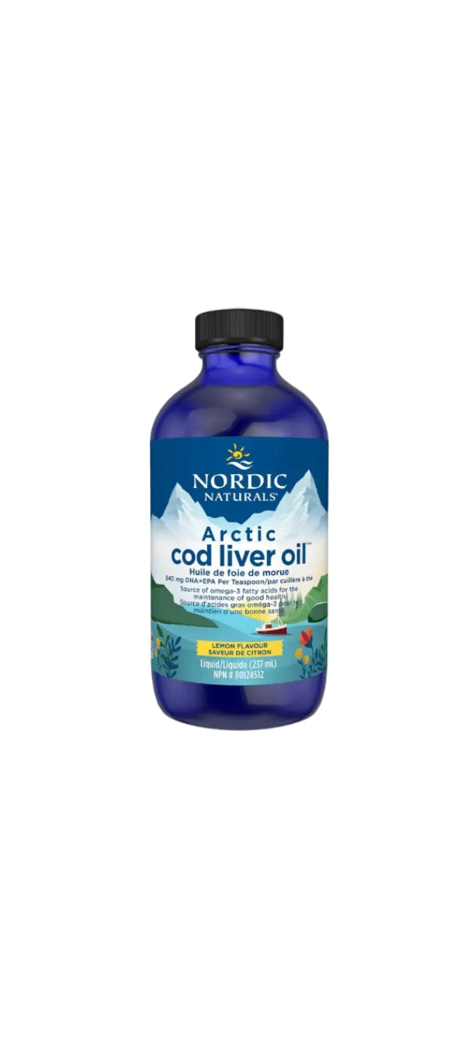 Nordic Naturals Arctic Cod Liver Oil, Lemon Flavour