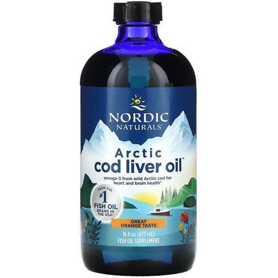 Nordic Naturals Arctic Cod Liver Oil, Orange Flavour