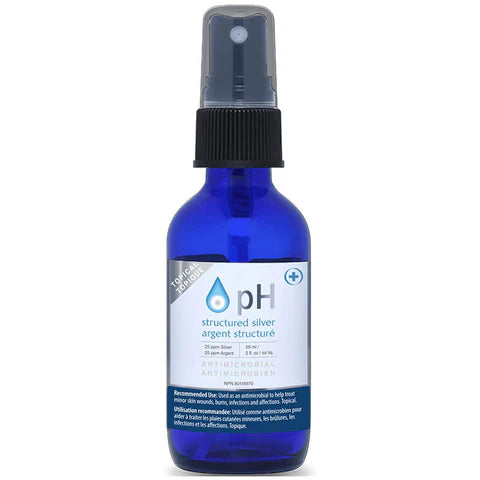 pH Structured Silver 25ppm Silver Spray, 59ml