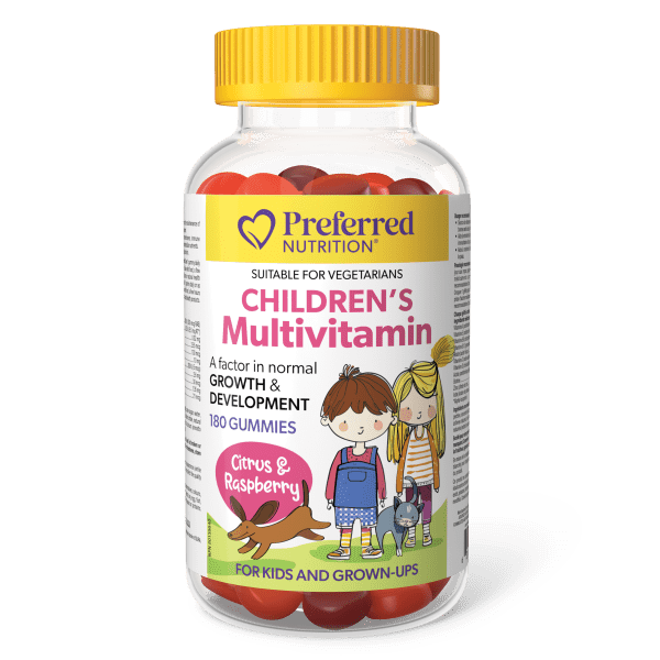 Preferred Nutrition Children's Multivitamin Citrus & Raspberry, 180 gummies