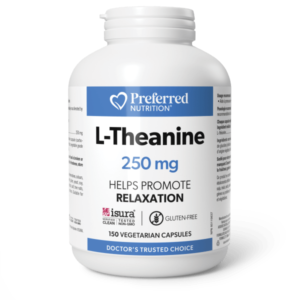 Preferred Nutrition L-Theanine 250mg, 150 capsules