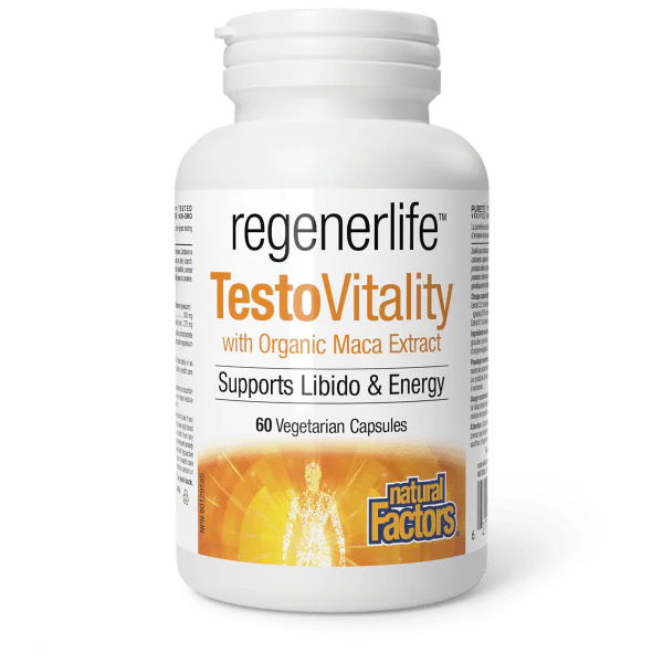 Natural Factors regenerlife TestoVitality, 60 capsules